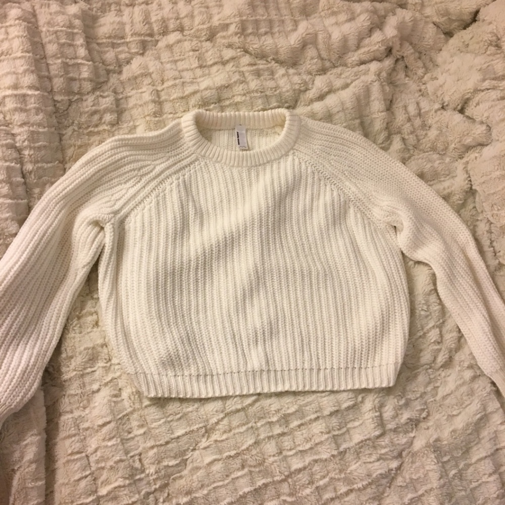 American Apparel Cropped Fisherman Sweater